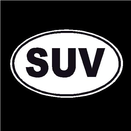 SUV Oval Decal