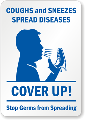 Stop Swine Flu Wash Hands Sign