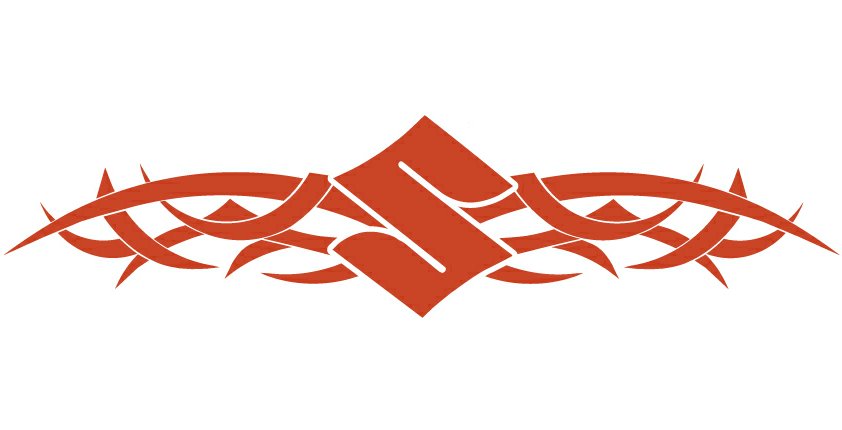 Suzuki Tribal Back Auto Graphics