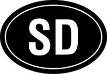 Swaziland Oval Euro Decal