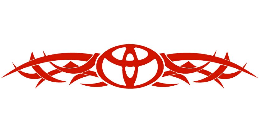 Toyota Tribal Back Auto Graphics