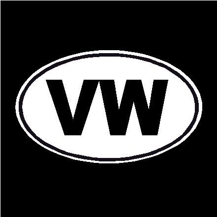 VW Oval Decal