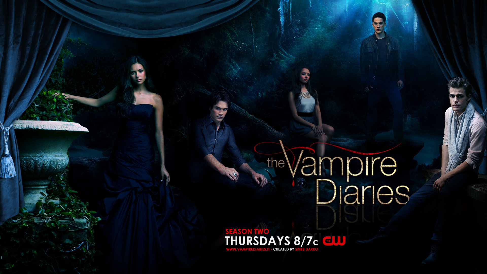 Vampire Diaries TV Show Wallpaper Sticker 2