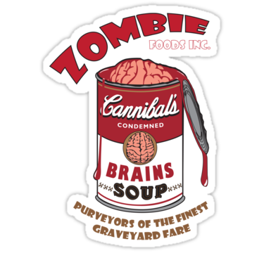 Walking Dead Zombie Sticker 24