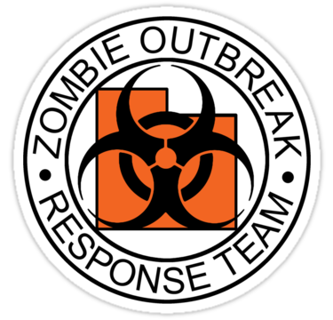 Walking Dead Zombie Sticker 27