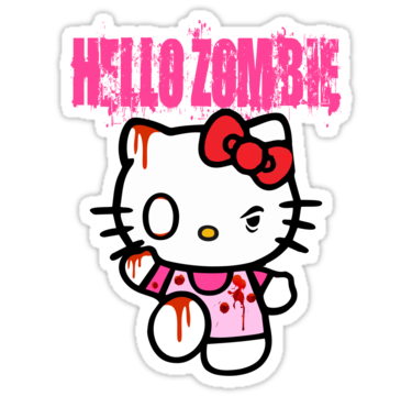 Walking Dead Zombie Sticker 29