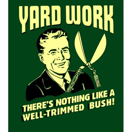Well Trimmed Bush Vinyl Decal Sticker