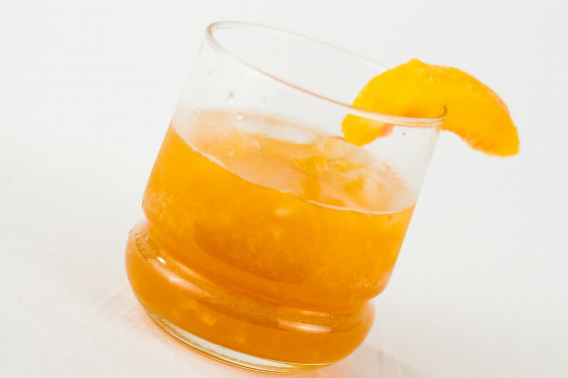 Whiskey Peach Smash Drink Sticker