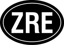 Zaire Oval Euro Sticker