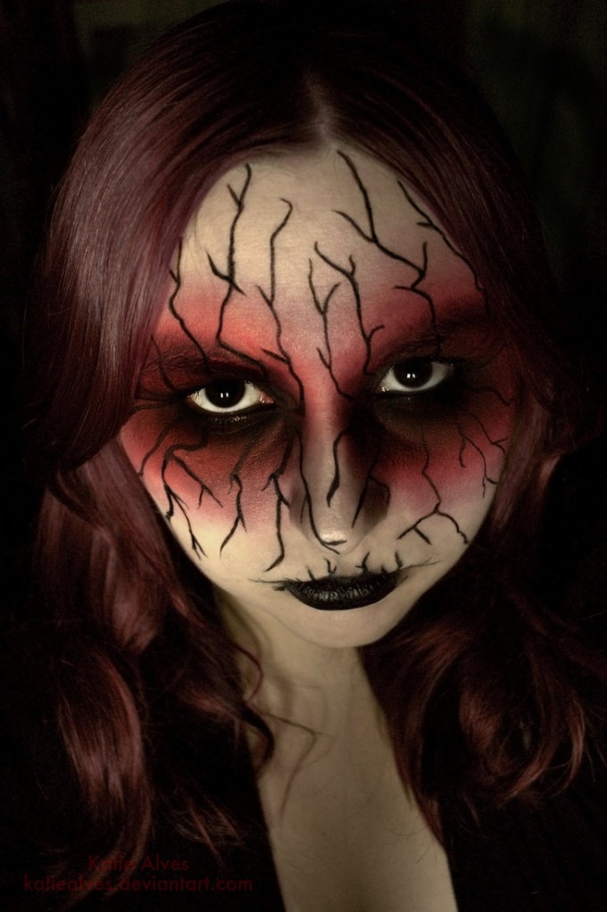 zombie make up sticker