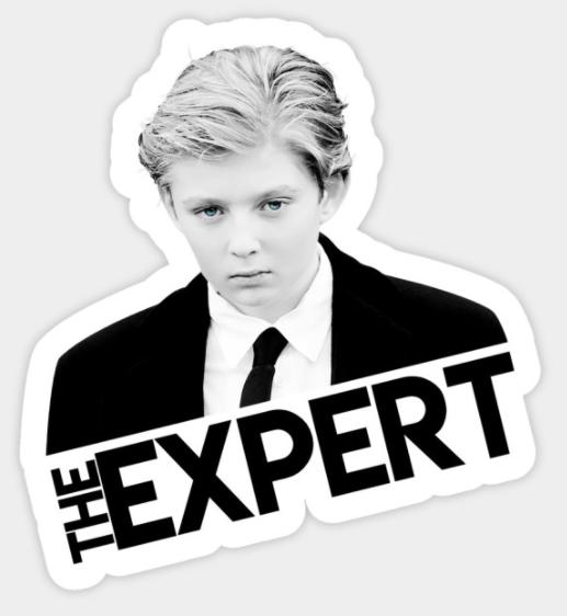 TRUMP Barron The Expert Sticker