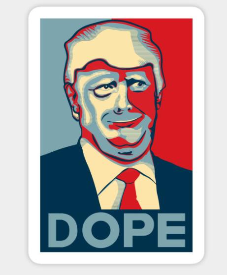 TRUMP Dope Sticker