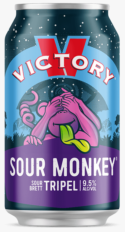 VICTORY Sour-Monkey-Tripel IPA CAN SHAPED STICKER