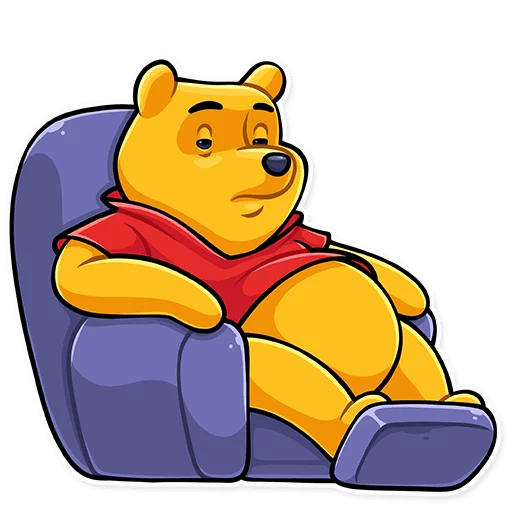 Winnie the Pooh Funny Cartoon Sticker Decal 17