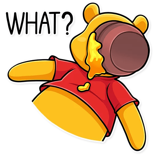 Winnie the Pooh Funny Cartoon Sticker Decal 19