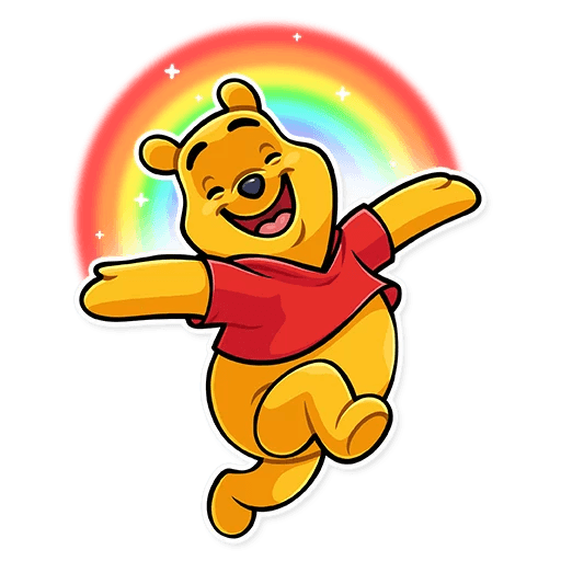 Winnie the Pooh Funny Cartoon Sticker Decal 24