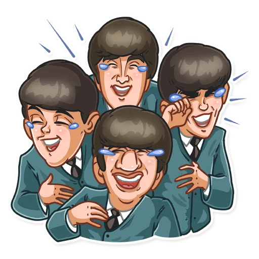 the beatles music group sticker 1