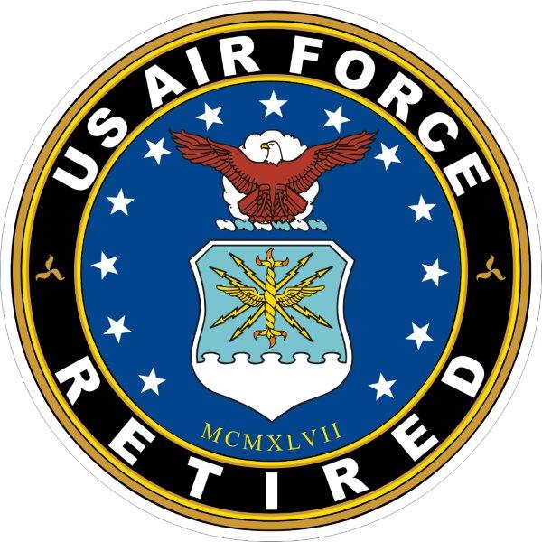 us_airforce_retired STICKER 2