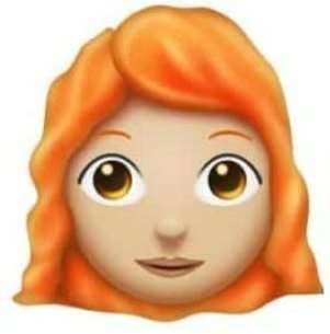 woman red head emoji