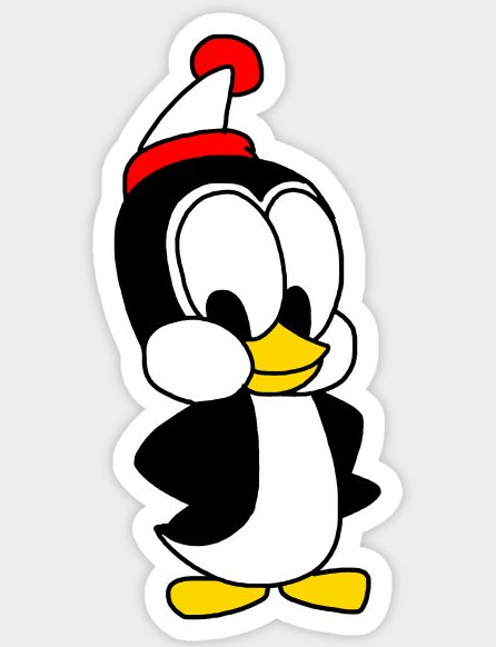 woody woodpecker chilly willy sticker 3