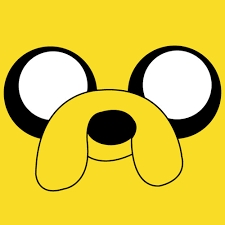 JAKE THE DOG FUNNY CARTOON STICKER 3