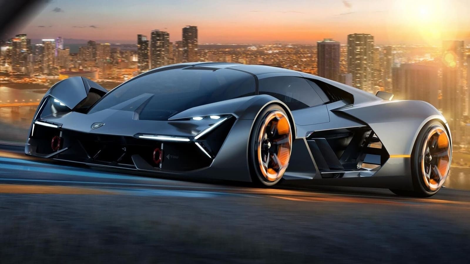 Lamborgini Electric Car STICKER