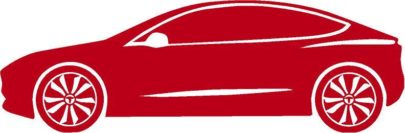 TESLA CAR OUTLINES 6