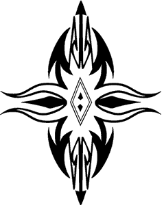 2263 - Tribal Design Sticker 2