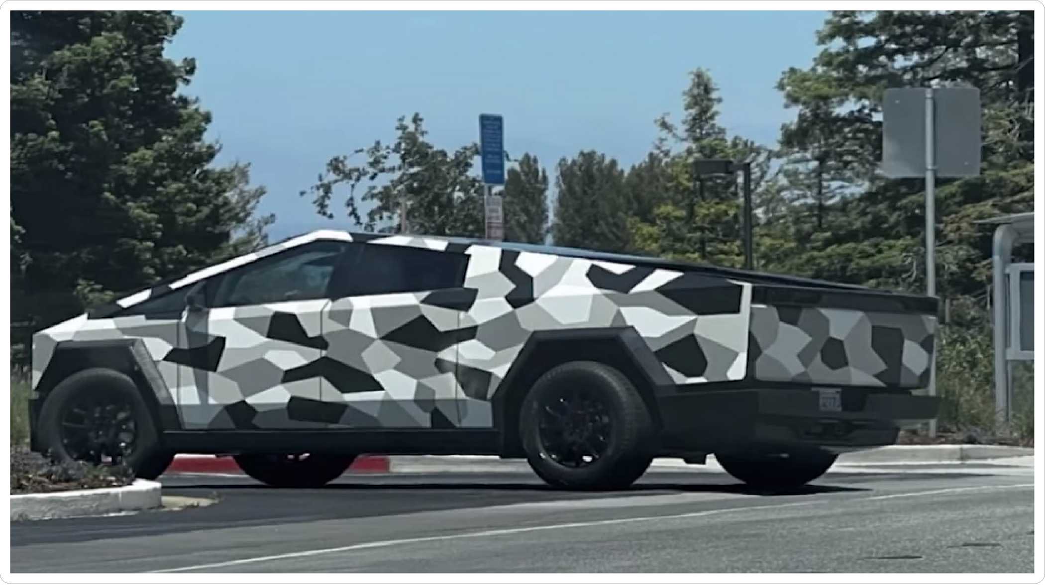 CYBERTRUCK WRAP TESLA CAMO CYBERTRUCK STICKER