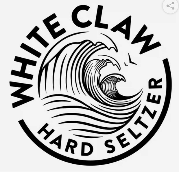 WHITE CLAW HARD SELTZER BOOZE STICKER
