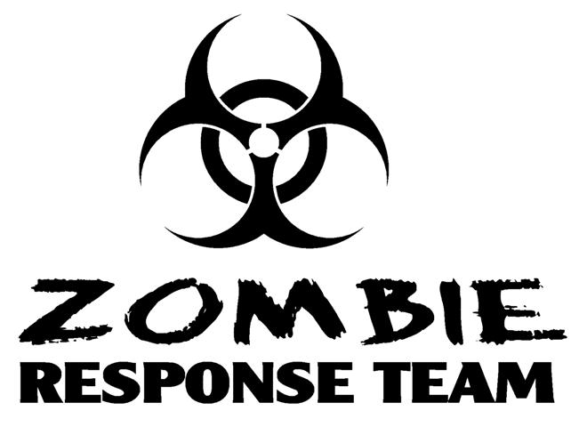Zombie Response Team 2 DIE CUT DECAL