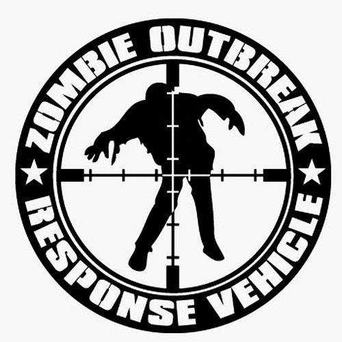 zombie outbreak response team walking dead decal