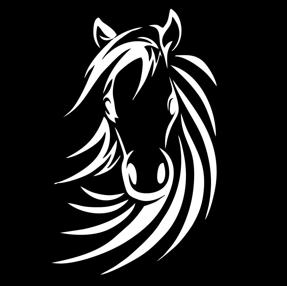 Tribal Horse Decal 65