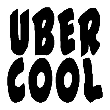 Uber Cool Sticker