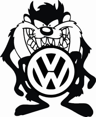 VW Taz Decal