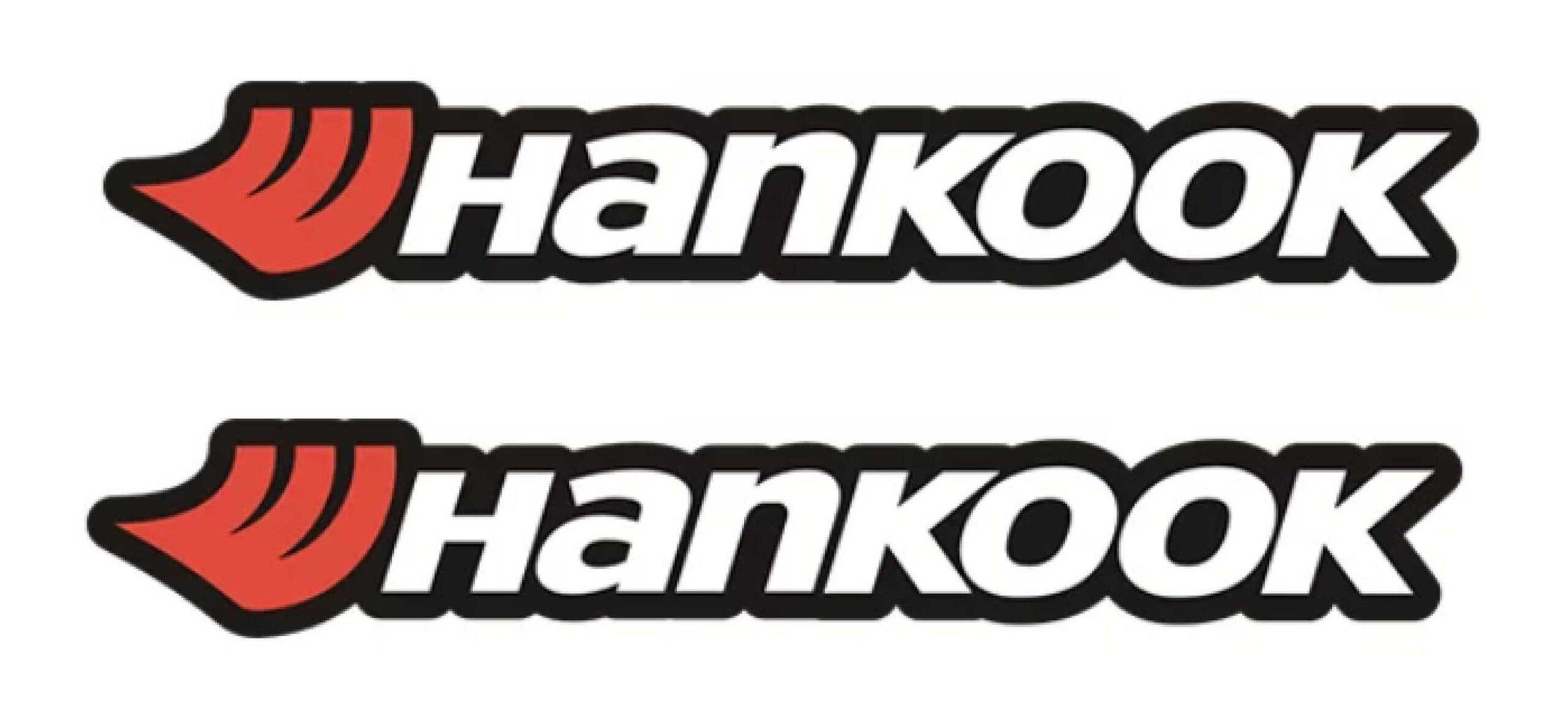 Hankook Tires Sticker Decal Motorsport Car Truck Racing Tire PAIR