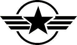 us army star circle and stripes decal