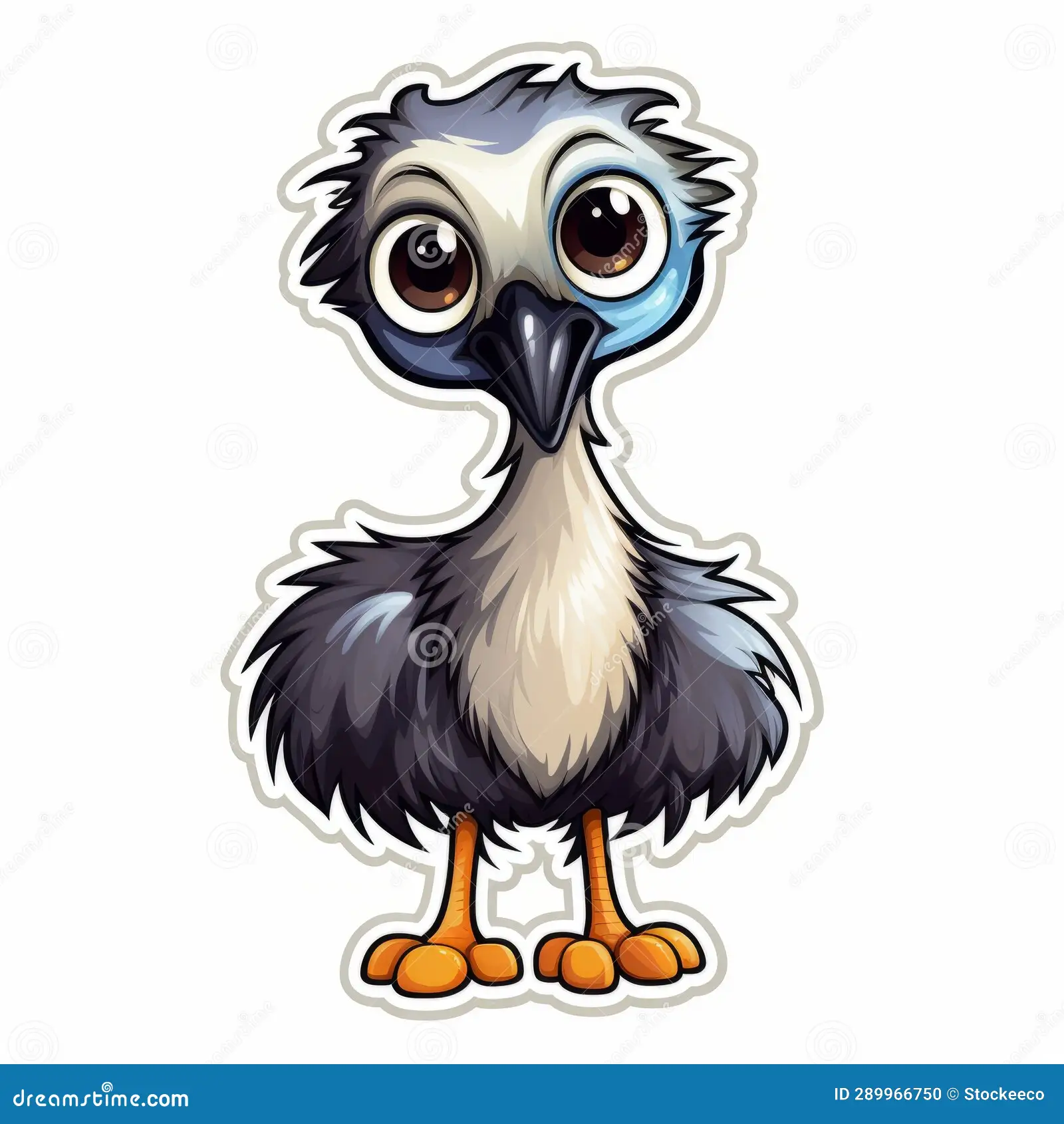 Emu Funny Animal Sticker 9