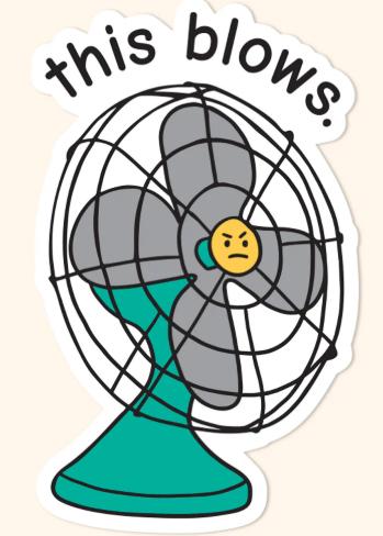 This Blows FUNNY Sticker
