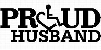 3E LOVE proud husband diecut vinyl decal