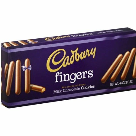CADBURY FINGERS CANDY LOGO STICKER