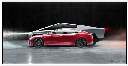 CYBERTRUCK PHOTO STICKER 23