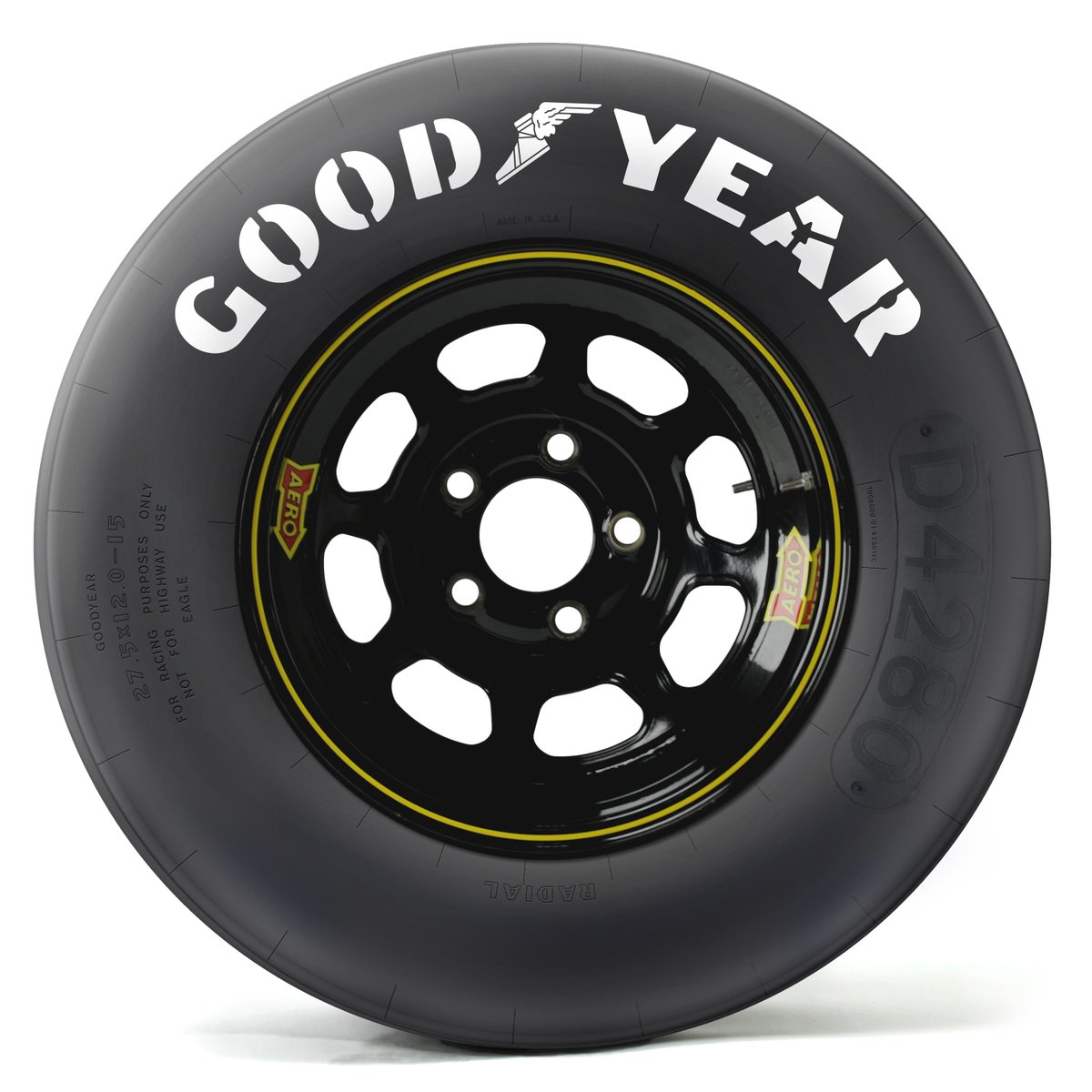 goodyear tire wheel round auto sticker