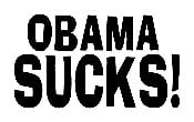 Obama Sucks Decal