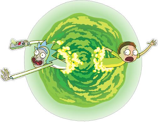 Rick and Morty Portal decal