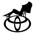Toyota Sexy Decal 2
