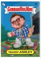Trashy ASHLEY Gross Sticker Funny Name Decal