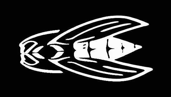 1970 DODGE YELLOW JACKET LOGO DIECUT DECAL LEFT