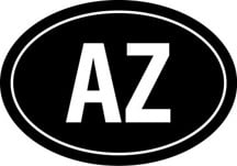 Azerbaijan Oval Decal