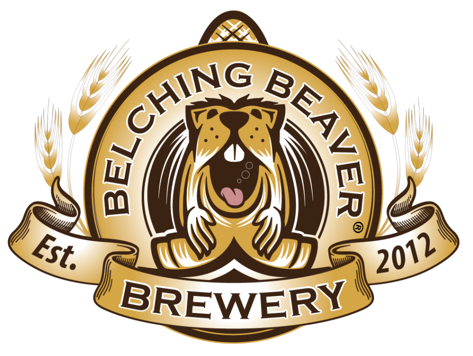 Belching Beaver Brewery Logo Sticker